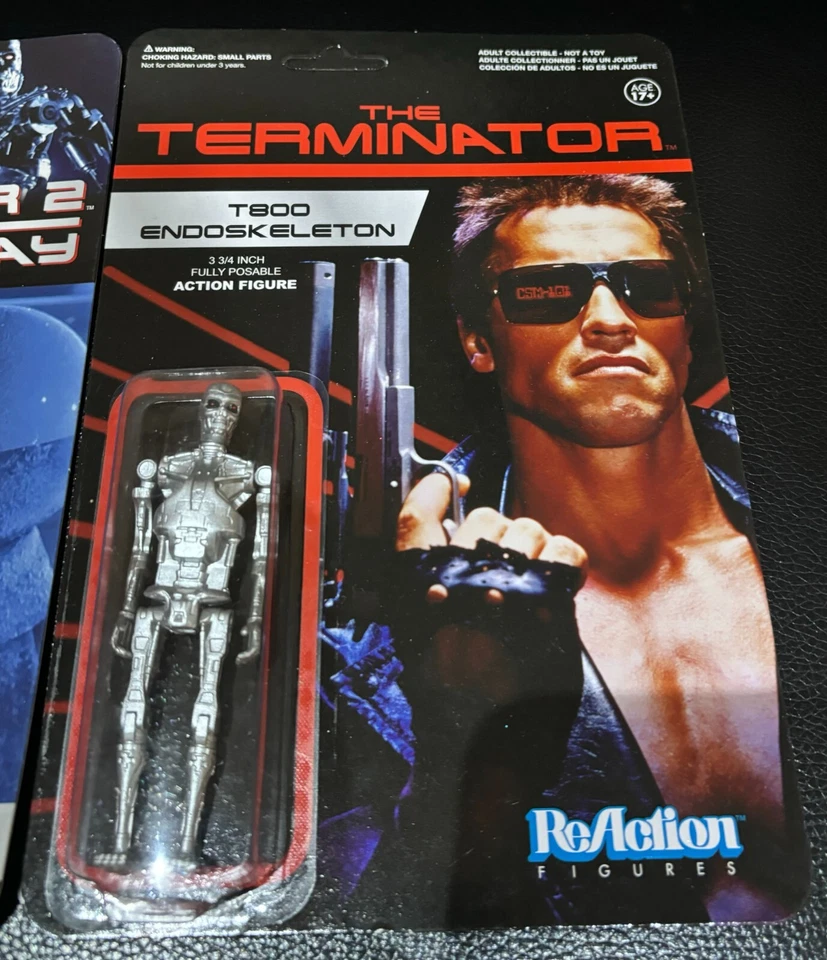 Vintage 2015 ReAction The Terminator T800 Endoskeleton Action Figure (Unpunched) - Image 1 of 1