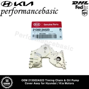 OEM 213502A523 Timing Chain & Oil Pump Cover Assy for Hyundai / Kia Motors    - Picture 1 of 3