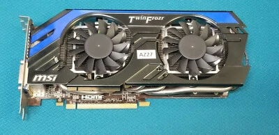MSI Nvidia GeForce GTX 670 Twin Frozr 2GB DDR5 Gaming Card GPU HDMI PCIE #AZ27 - Image 1 of 4