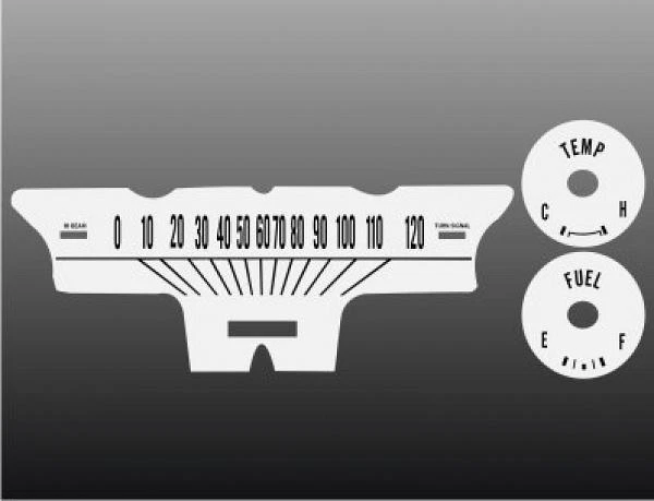 White Face Gauges for 1964-1966 Ford Falcon - Image 1 of 4