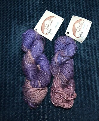 Lot of 2 Ester Bitran Hand Dyes Tabali yarn  80% Cotton 20% Viscose color #16 - Image 1 of 2