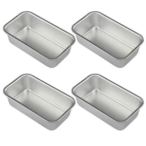 4Pcs Baking Trays for Oven Loaf Dual Air Fryer Cake Pan Plate Tray Toast Mould - Picture 1 of 7
