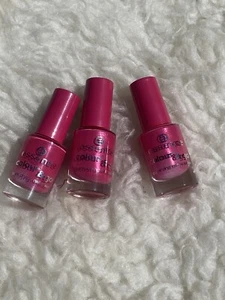 3 X Essence Colour & Go Nail Polish 90 I Want That! Hot Pink New Acc457 - Picture 1 of 3