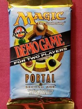 Magic The Gathering PORTAL 2ND AGE DEMO GAME New Sealed Booster Pack MTG