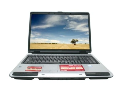 TOSHIBA Laptop Satellite 17" P105-S6147 Intel Pentium dual-core T2060 120GB HDD  - Image 1 of 4