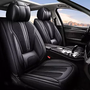 For Honda Fit 2007-2020 Faux Leather Car Seat Covers Front Row Cushion Pad 2PCS - Picture 1 of 5