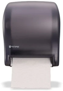 San Jamar T8000TBK Essence Automatic Dispenser, Black, 11 3/4 x 9 1/8 x 14 7/16 - Picture 1 of 7