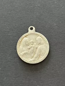 Antiche medaglie religiose "SANTA FAMIGLIA" (3 X 2 CM) - Foto 1 di 2