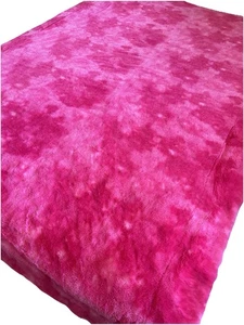 Neu Minky Premium Hot PINK Luxus Decke Grande 90x60 wunderschön - Bild 1 von 5