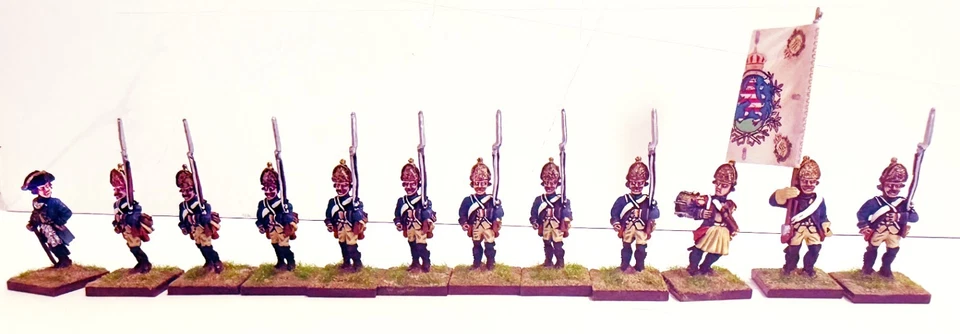 American Revolution 12 granaderos de arpillera - 30 mm - o 1 -1/8 pulgadas Foto 1 de 4