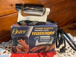 Vintage Oster Scientific Swedish Style Massager Handheld 146-11 Variable Speed - Picture 1 of 10