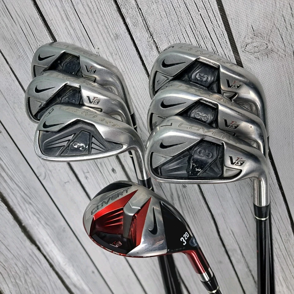 Nike VRS Covert Iron Set 5-AW & 3 20° Hybrid Graphite Kuro Kage 70g R Flex RH - Image 1 of 4