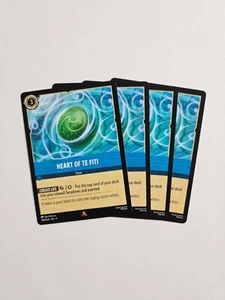 Heart of Te Fiti 168/204 Playset 4 cards - Fabled Lorcana - Picture 1 of 1