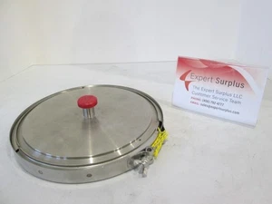 MDC, Blankoff Vakuumplatte, 10" Durchmesser, SST, gebraucht - Bild 1 von 8