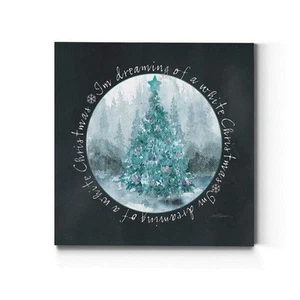 Canvas Wall Art for Christmas Decor White Snowy Christmas Dream Abstract Artw... - Picture 1 of 7