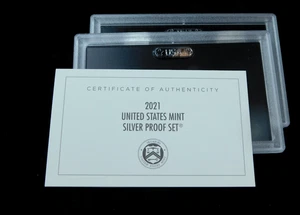 2021-S United States Mint Silver Proof Set in Box w/ COA - Picture 1 of 6