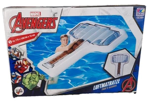 Luftmatratze Marvel Thors Hammer Happy People 16384 (175x128cm) NEU Floater - Bild 1 von 2