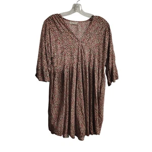 Natural Life Damen Medium mehrfarbig Blumenmuster 3/4 Ärmel Stella kurzes Kleid  - Bild 1 von 6