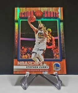 Stephen Curry 2018-19 Hoops Action Shots #AS-6 Golden State Warriors NBA Card  - Bild 1 von 2