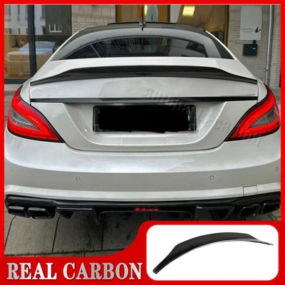 PARA 12-17 MERCEDES BENZ W218 CLS SEDÁN FIBRA DE CARBONO ALERÓN TRASERO ALA LAP Foto 1 de 4