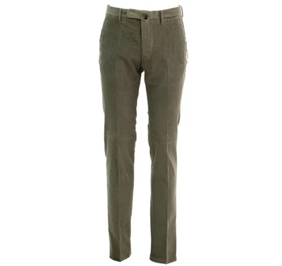 Pantalón Slowear Incotex Slim Fit Pana en Verde - Para Hombre IT Talla 48 Foto 1 de 4