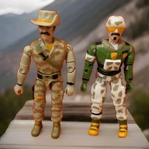 Lote de 2 Figuras de Acción Lanard The Corps 3.75" De Colección Años 80/1990  - Imagen 1 de 9