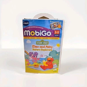 Vtech MobiGo Touch Learning System Sesame Street Elmo & Abby Nature Explorers - Picture 1 of 3
