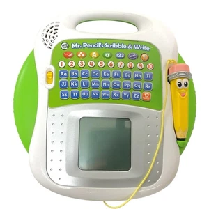 2017 LeapFrog Mr. Pencil's Scribble and Write Green Educational Tested + WORKS! - Picture 1 of 3