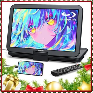17,6" Tragbarer Blu Ray DVD Player mit 15,4" 1080P Full HD großem schwenkbarem Bildschirm - Bild 1 von 14