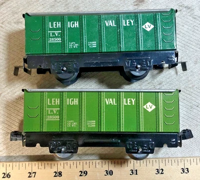 2 góndolas Marx 6 pulgadas 28500 Lehigh Valley lado alto - ¡Diferentes tonos! (C) Foto 1 de 4