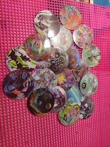 Lot Of Twenty-Five Stickers All Different 1 1/2" Ea - Picture 1 of 6