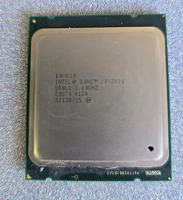 Intel Desktop 4 core CPU I-7 3820 FCLGA2011 3.60 GHz turbo up to 3.80 GHZ - Image 1 of 2