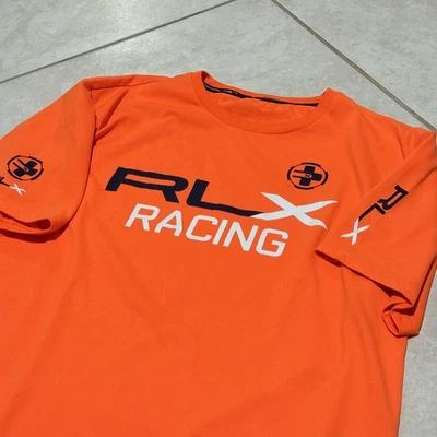 Ralph Lauren RLX Racing Shirt Mens Large Orange Sailing Performance Athletic - Image 1 of 4
