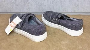 JUMPING BEANS Kairogrey No Tie Boat Deck Shoes ~ Boys Size 7T ~ NEW WITH TAG - Picture 1 of 10
