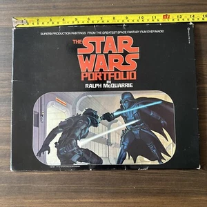 1977 Star Wars Portfolio McQuarrie complete 21 art prints Darth Autograph *Read* - Imagen 1 de 18