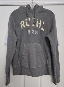 Sudadera con Capucha RUEHL 925 NY Hombres S Apliques de Distress Peso Pesado L/S Pullover - Imagen 1 de 14
