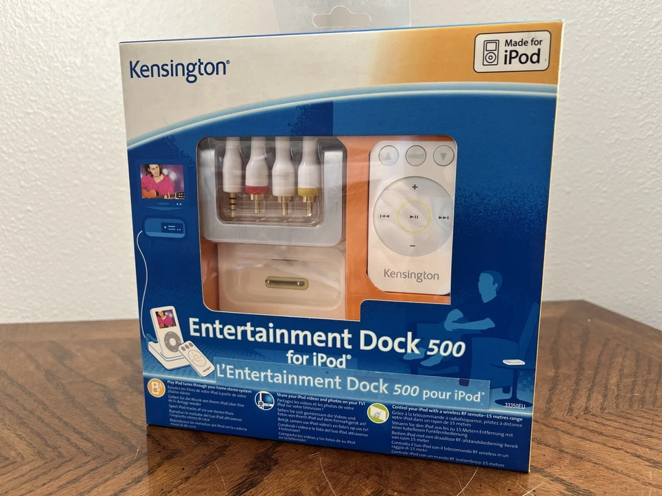 Винтажная развлекательная док-станция NOS Kensington 500 для iPod - Изображение 1 из 4