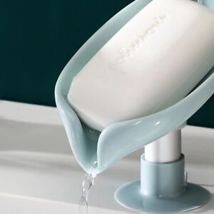 Leaf Shape Soap Drain Holder Accessories Toilet Laundry Soap Supplie Tray Gadget