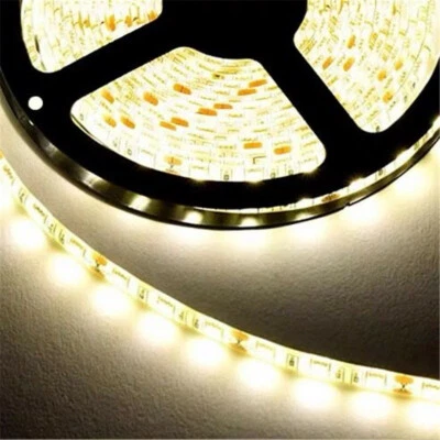 Bright 12V 5M 16.4ft 3528 5050 5630 RGB SMD 300 LEDs Flexible Strip light Lamp - Image 1 of 4