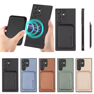 For Samsung S23 Ultra S22 S21 A53 A14 A52 A54 Magnetic Magsafe Phone Case Cover - Picture 1 of 15