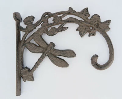 Crochet Mural Fonte Libellule Fleur pour Suspension Carillons Éoliens Lanterne