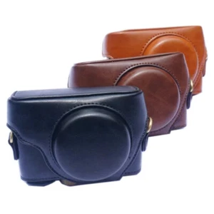 Leather Camera Case Bag Grip Strap for Sony RX100 Mark II III IV V M2 M3 M4 M5 - Picture 1 of 29