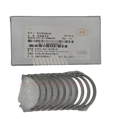 10X Crankshaft Bearing Kit For 10-16 Hyundai Accent Veloster Rio 1.6L 210202B100 - Image 1 of 4