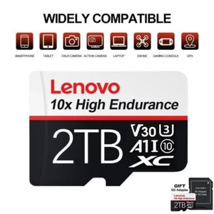 128GB 512GB 1TB 2TB Micro SDHC SDXC Memory Card 100MB/s Speed Class 10 UHS-1 - Zdjęcie 1 z 16