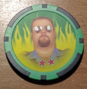 2011 Topps WWE Power Chipz Legends #L19 Big Boss Man