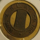 Very Old N.H. & S.L. Ry. Co. Saybrook, CT Transit Trolley Token - Connecticut