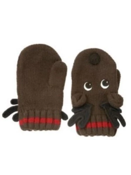 GYMBOREE ALPINE PATROL SUÉTER DE RENO MARRÓN MITONES 0 12 24 2T 3T 4T 5T NUEVO CON ETIQUETAS  Foto 1 de 1