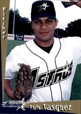 1999 Martinsville Astros Grandstand #29 Luis Vasquez Venezuela VZ Baseball Card