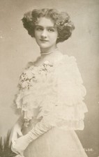 Miss Lily Elsie (Davidson Bros. Enameltte Series no. 6130) 1900s. Merry Widow