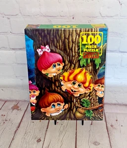 Trolls 100 Piece Puzzle by Hoyle Products 1995 | Measures 11-1/2" x 15" - Picture 1 of 12